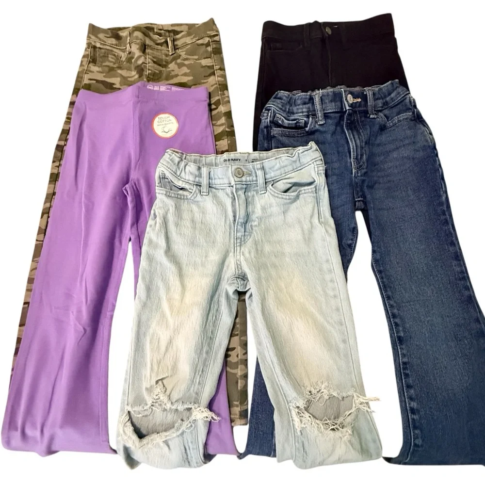 Old Navy Wonder Nation Girls Jeans and Pants‎ Bundle Size 7-8